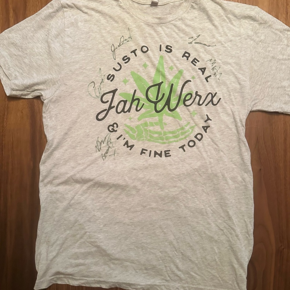 Susto Shirt autographed.